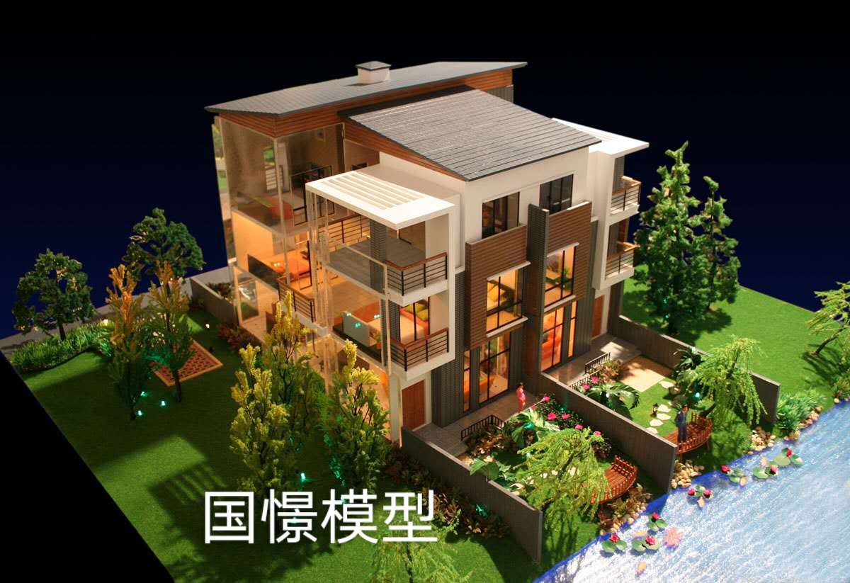 湘阴县建筑模型